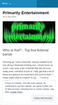 Mobile Screenshot of primarilyentertainment.com